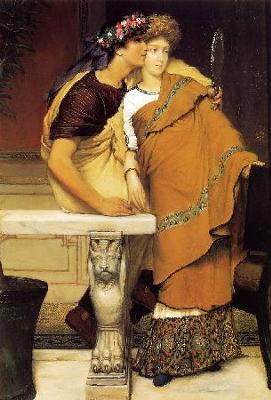Romantic Painting: The Honeymoon: Sir Lawrence Alma-Tadema