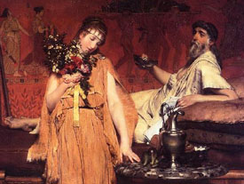 Between Hope and Fear- Alma Tadema