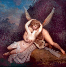 Romantic Art-Cupid and Psyche