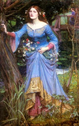 Romantic Art - Ophelia - JW Waterhouse