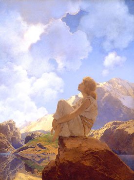 Romantic Art - Morning-Maxfield Parrish